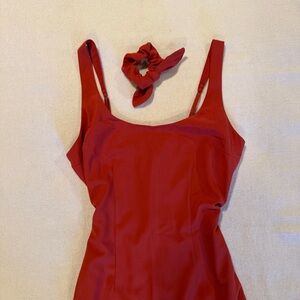 Abercrombie & Fitch Red-Orange Mini Dress